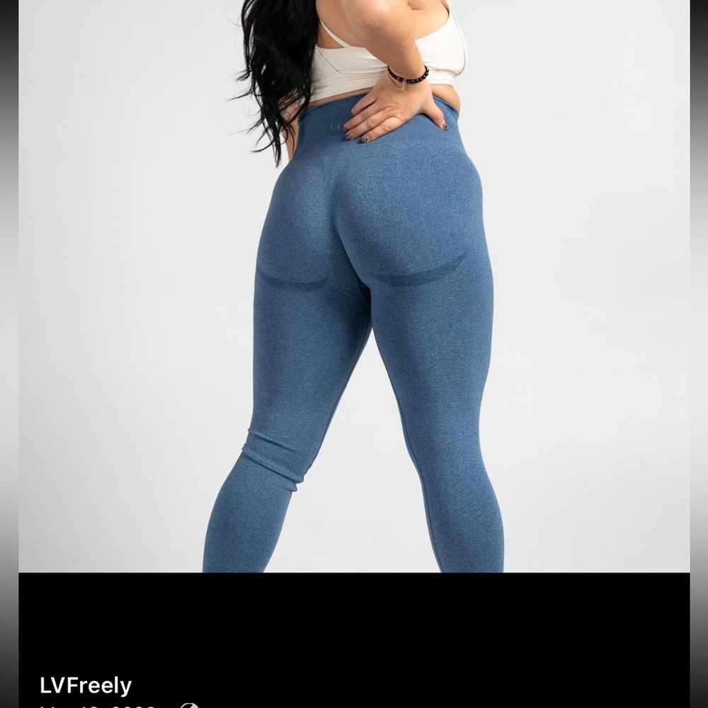 LVFreely Blue Kala Leggings XL